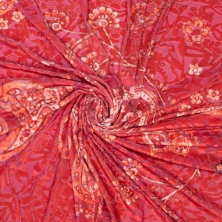 D Knit pl/ea Flower Velvet