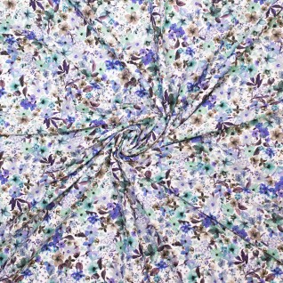 Woven vi crepe Flowers digital