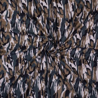 H Woven co camouflage print