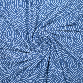 N Knit co/pl/ea rec jacq zebra