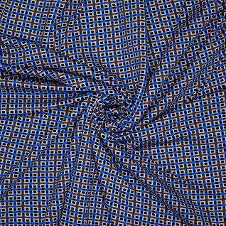 Knit vi/ly block print