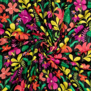 H Woven vi/me dig flowers