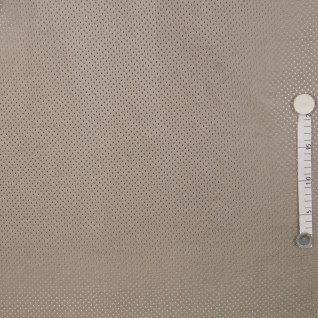 A Woven pl/ly suede with holes