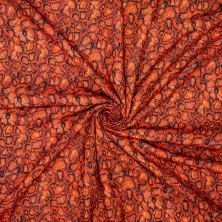 K Woven vi dig snake print