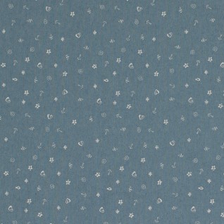 N Woven co/pl washed denim...