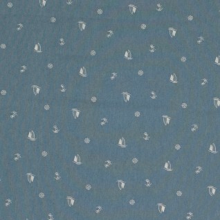 N Woven co/pl washed denim...