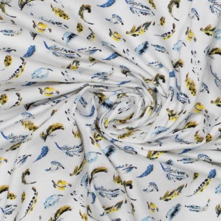 H Knit co/ea jersey feathers