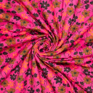 L Knit co/ea dig flowers