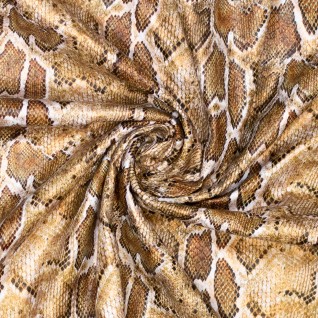 L Knit pu/pl fake snake...