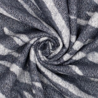 O Knit pl/wo jacquard zebra