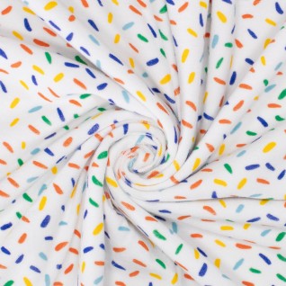 Knit co/pl towel confetti