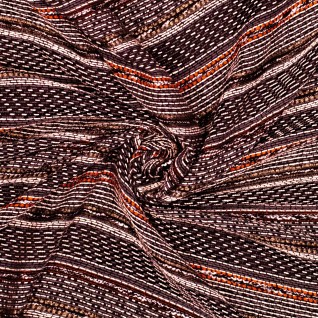 F Woven co/pl/ac/pa stripe