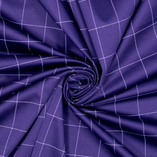 Woven co/ly y/d check suiting