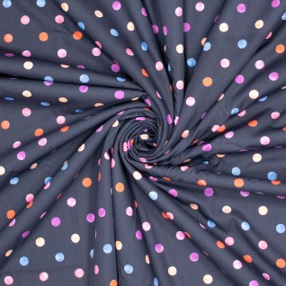 L Woven co dots poplin