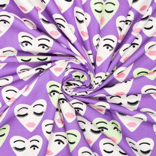 L Woven co poplin Moos...