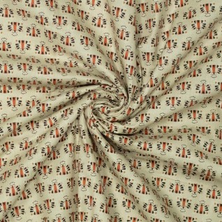 Woven co poplin tigers