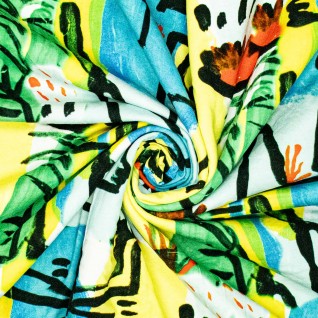 L Knit vi dig jersey paint art