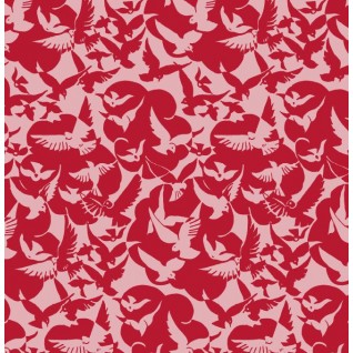 Woven co poplin Moos pigeons