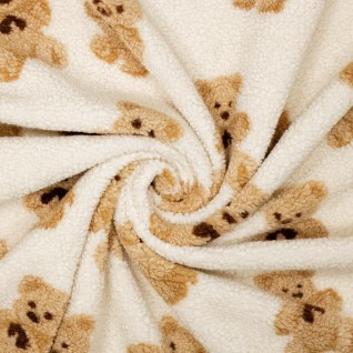 P Knit pl jacquard teddy bear