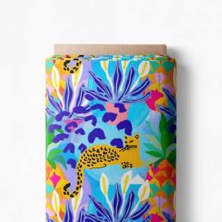 Woven co dig poplin jungle