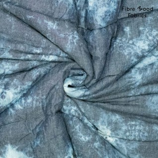 Woven co denim quilted