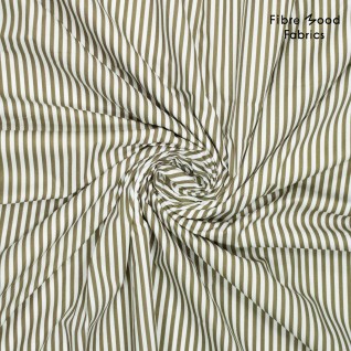 Woven co poplin stripes