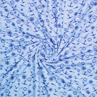 Knit co/ea jersey dig marine