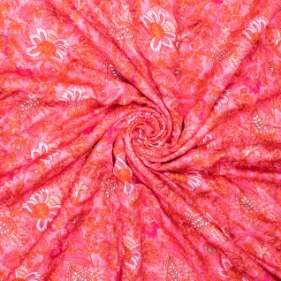 Woven vi dig paisley flowers