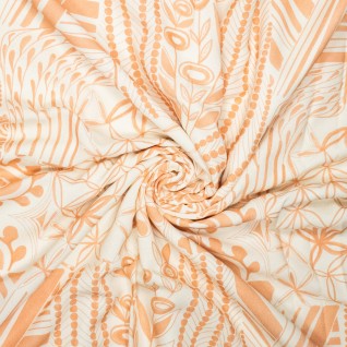 Woven vi/li abstract patchwork