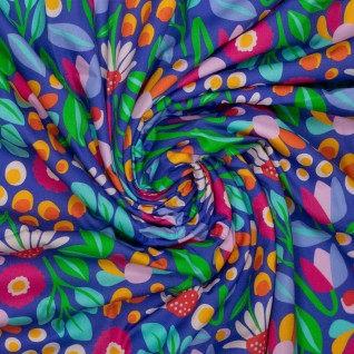 Woven co dig poplin flowers