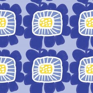 Woven co dig poplin flower