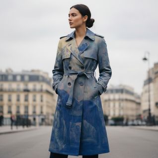 Knit pl/co trench water res...