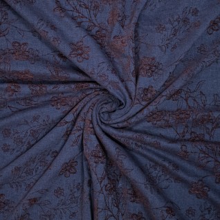 Woven co/chenille jacquard...