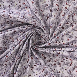 F woven co/ea inkjet flower...