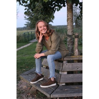 I Knit co/pl/ly melange collar