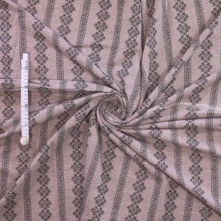 A knit co/pl 3threat printed