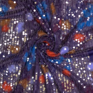 D Woven pl net with sparkels