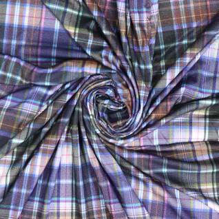 L knit vi/ea soft check